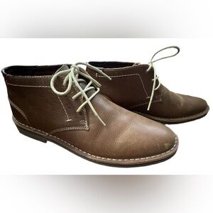 Kenneth Cole Reaction Brown Leather Men’s Dress Shoes 9.5